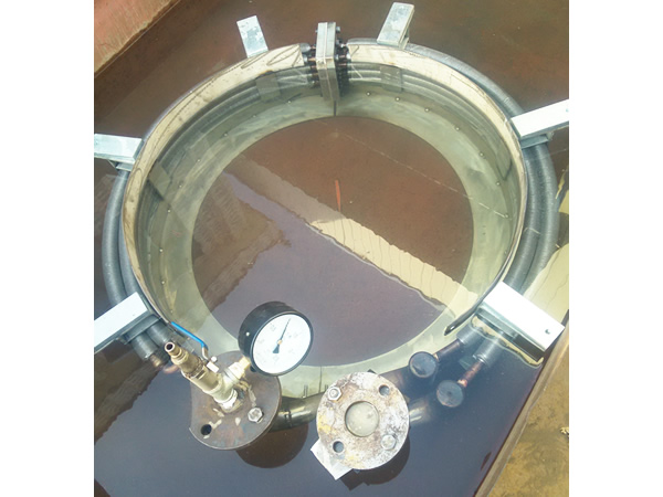 <b>樂在水電站 - 下導油冷卻器試壓</b>